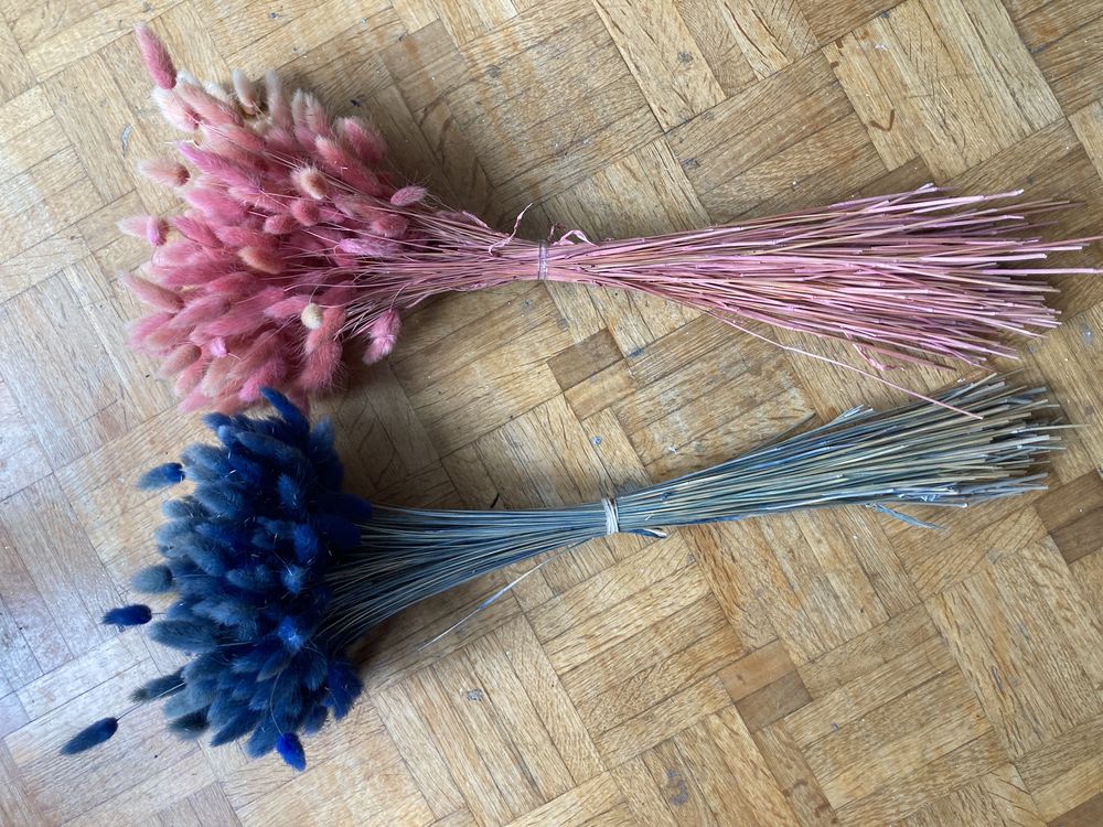 Bouquet fleur rose bleu Meubles