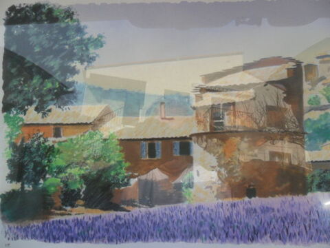 lithographie   LE PIGEONNIER
75 Amélie-les-Bains-Palalda (66)