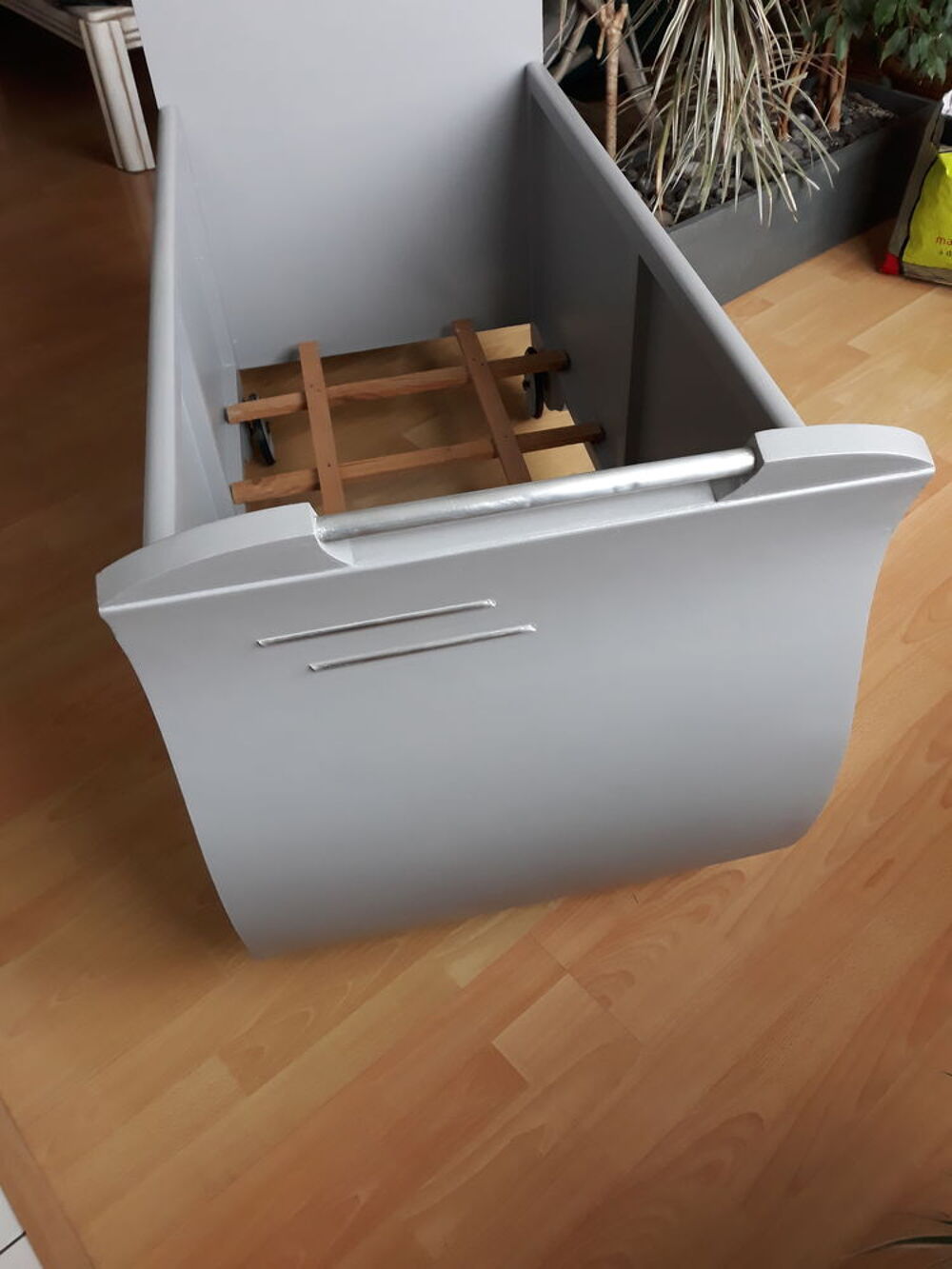 lit de b&eacute;b&eacute; roulotte vintage Mobilier enfants