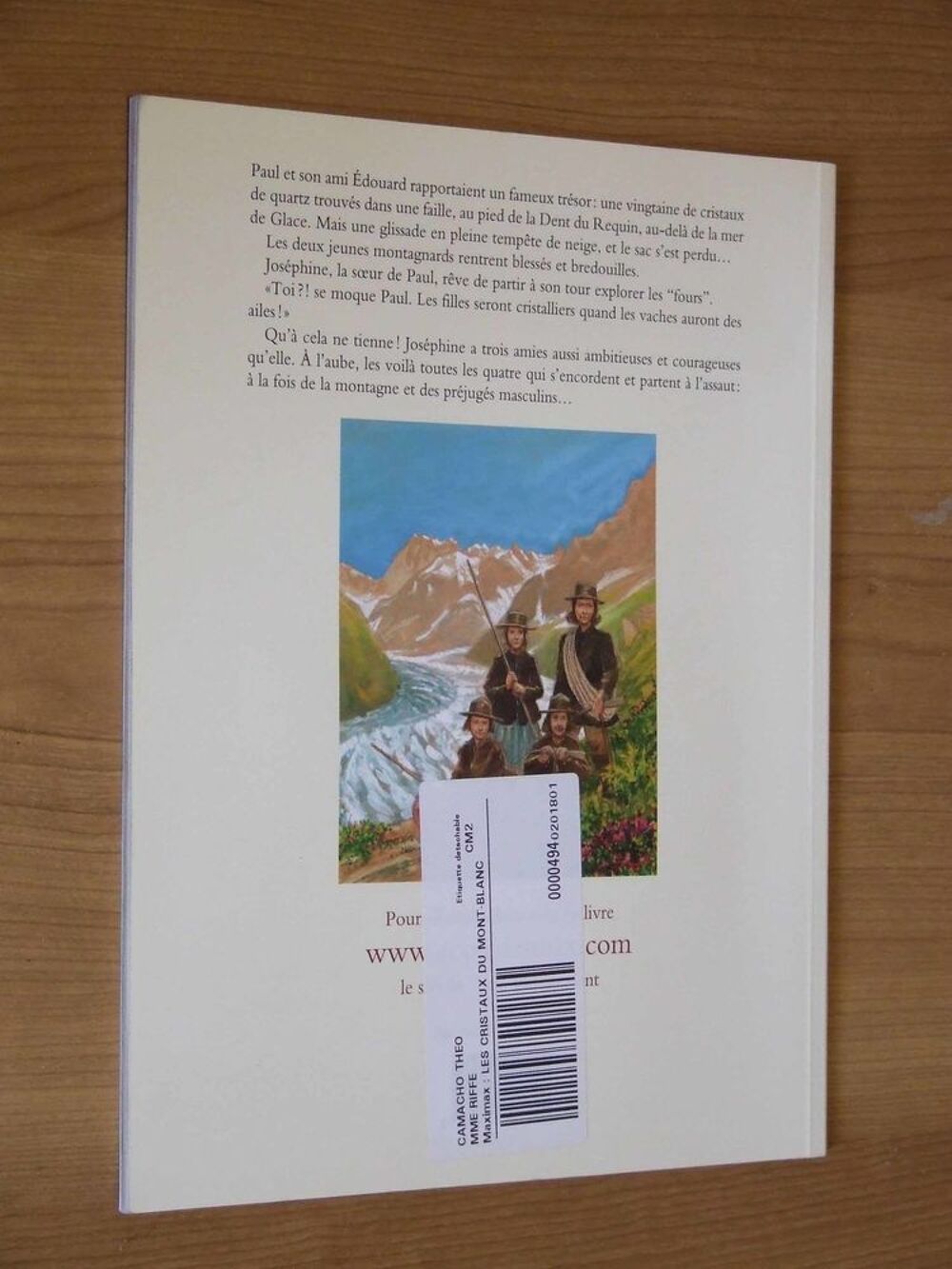 &Agrave; partir de 8&nbsp;ans, LES CRISTAUX DU MONT-BLANC, NEUF Livres et BD