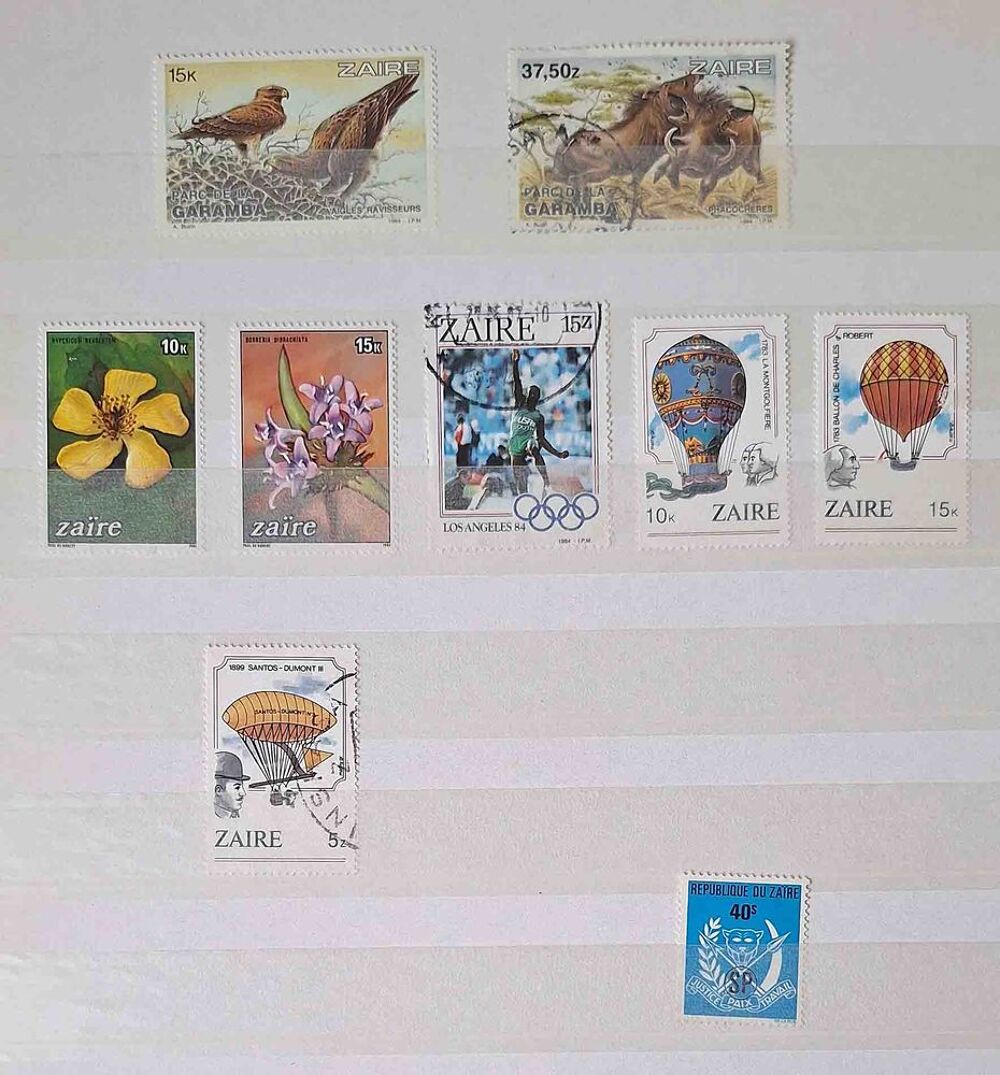 Lot de timbres de collection du Monde (Div9) 