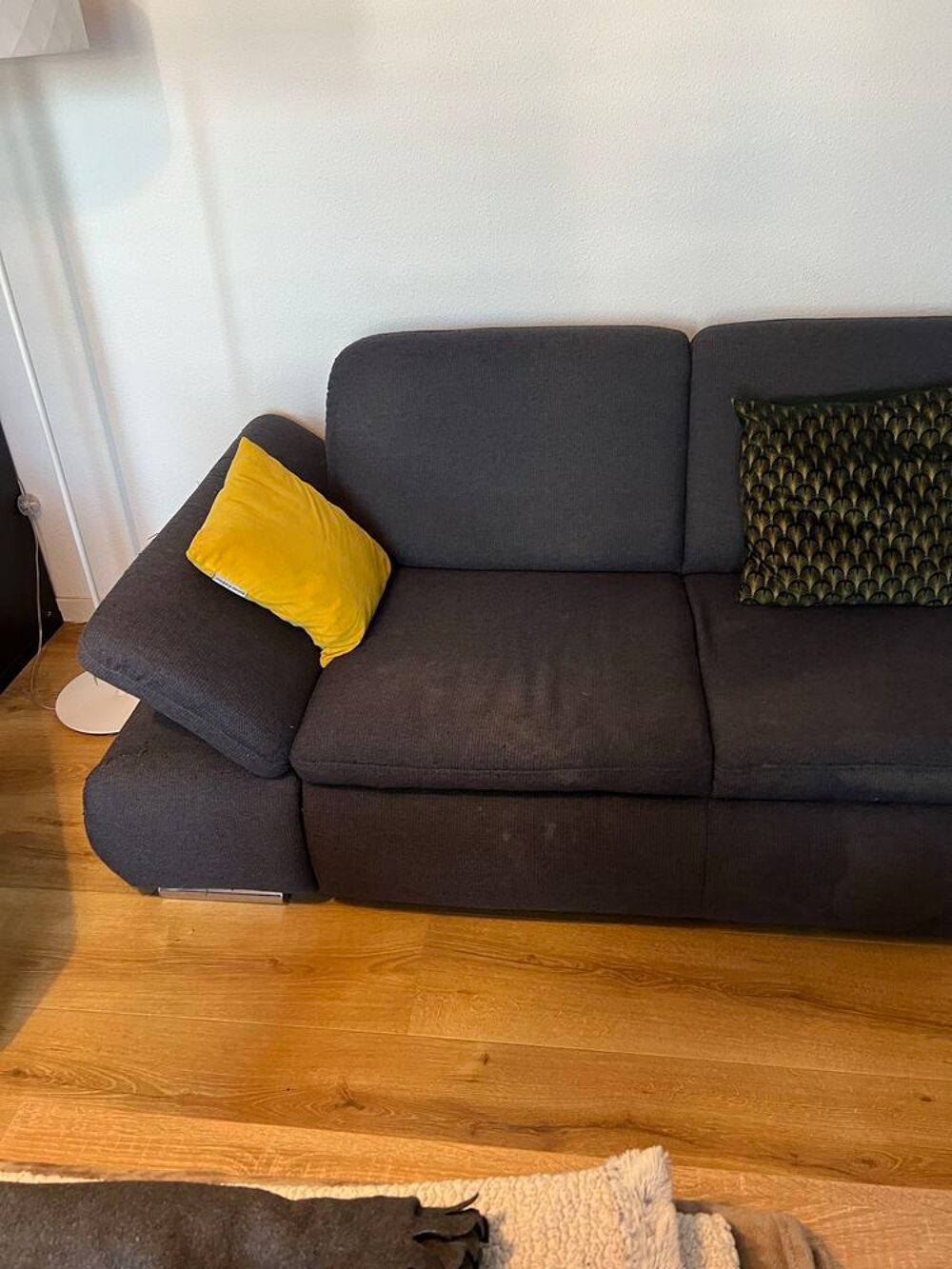 Canap&eacute; d'angle gris Meubles