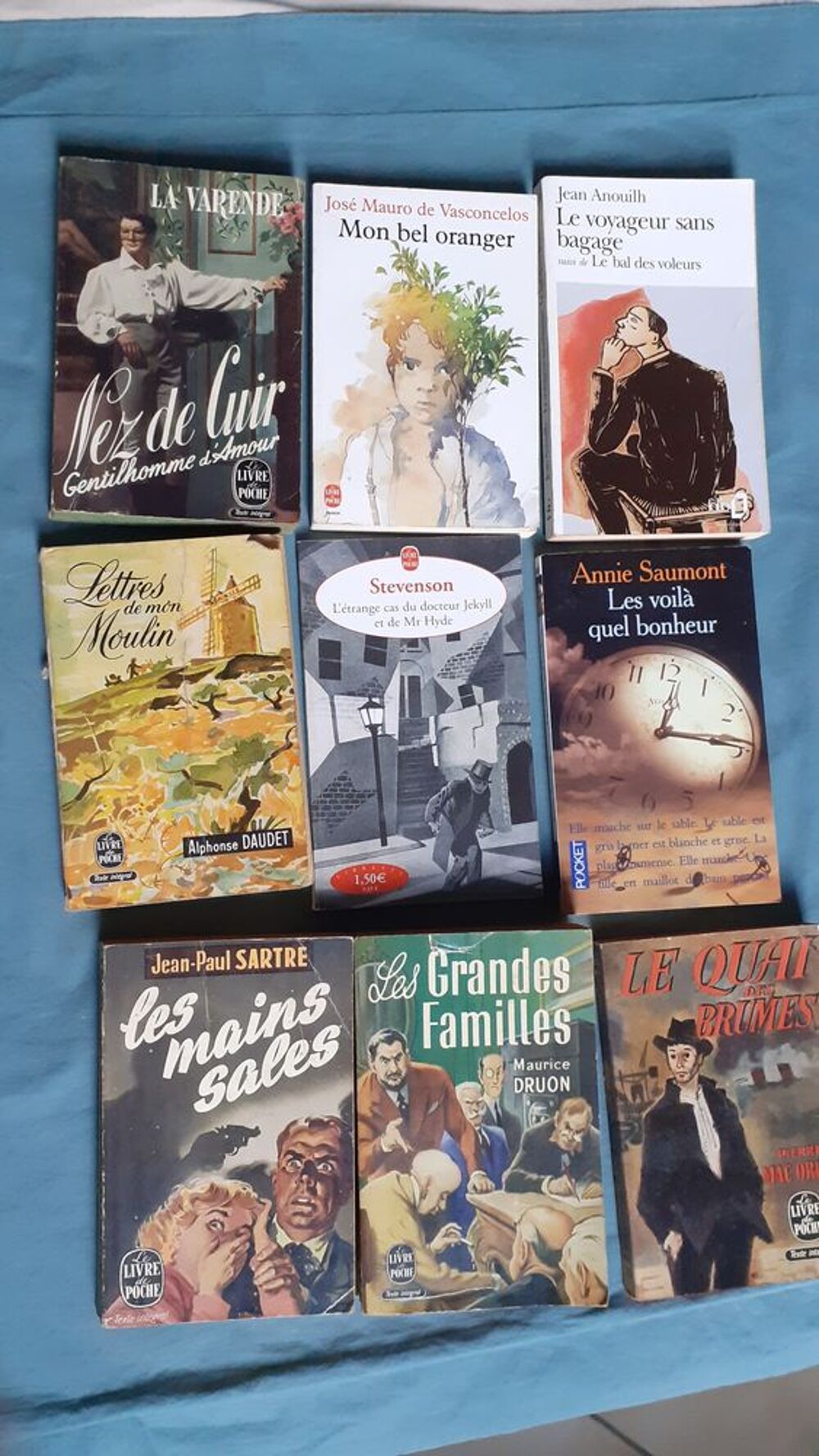 Lot de 18 livres de poche Livres et BD