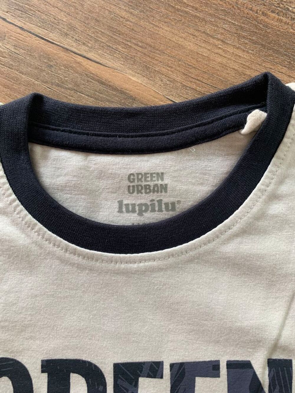 Tee shirt enfant gar&ccedil;on Lupilu " Green urban li Vêtements enfants