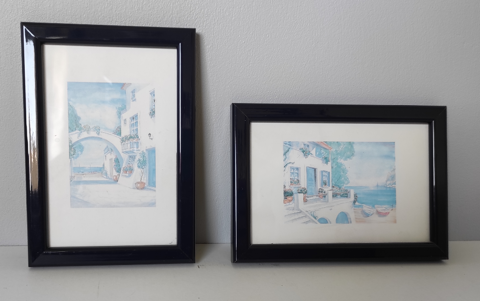 Cadres aquarelle (3 euros le lot de 2 cadres)  3 Metz (57)