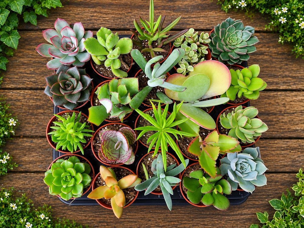 Mini plantes succulentes disponibles par lots : 10, 20, 50.. Jardin