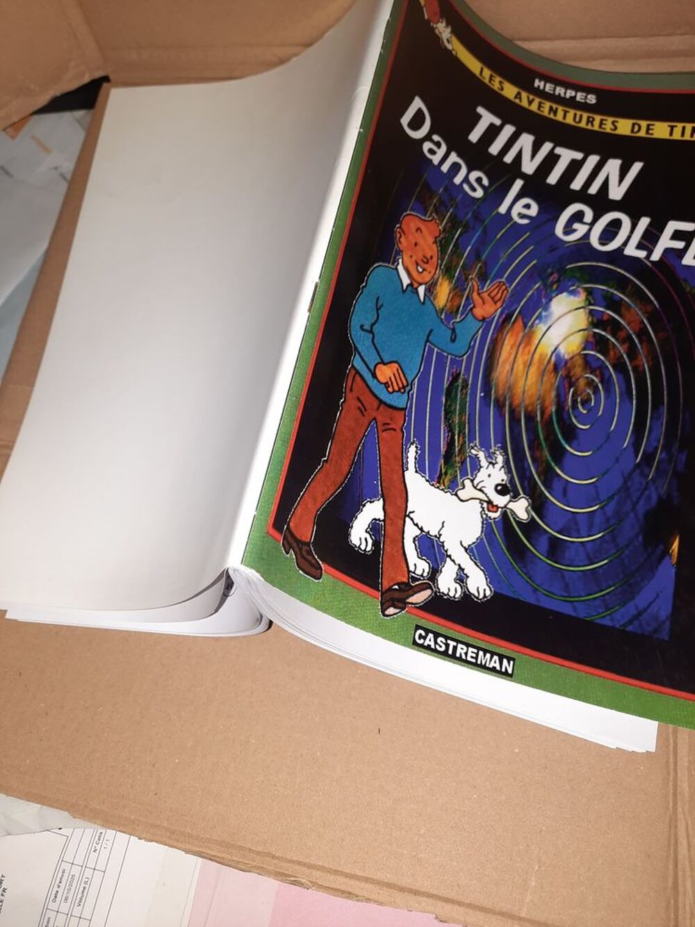 Tintin dans le golfe Livres et BD