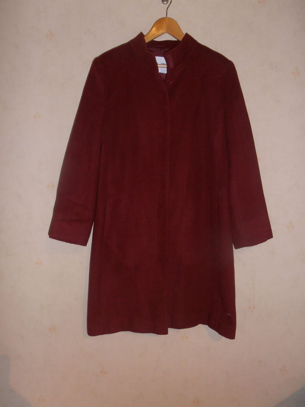 Manteau bordeaux (83) Vêtements
