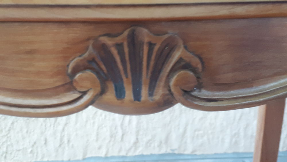 Table de chevet en merisier style Louis XV Meubles