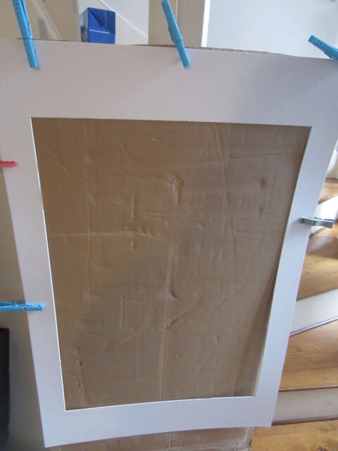 Grand passe-partout en carton lisse 10 Paris 13 (75)