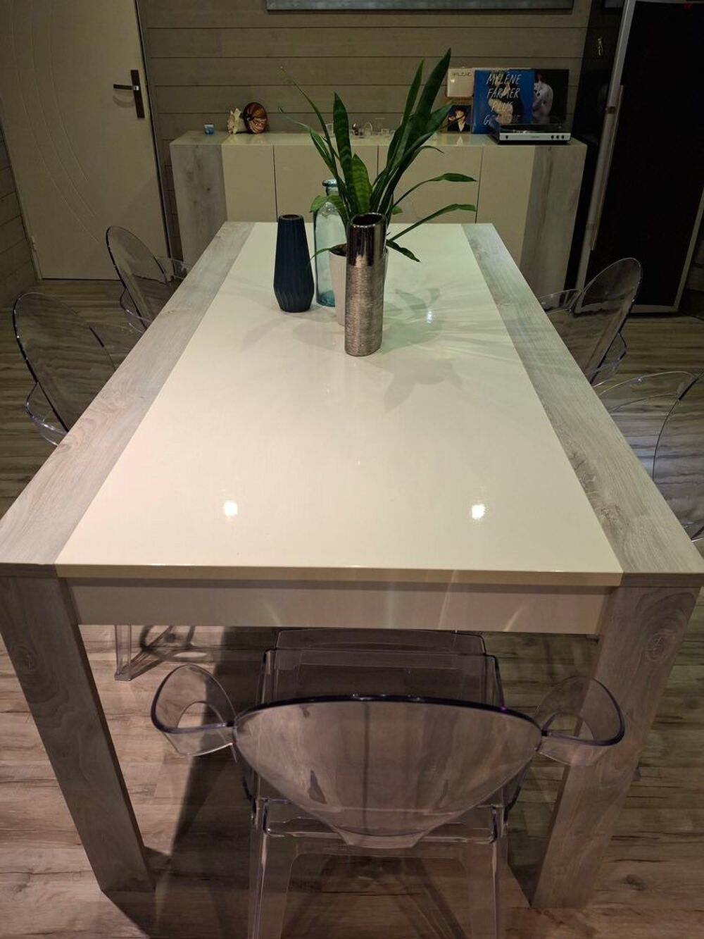Buffet Vaisselier table 6 chaises miroir meuble tv Meubles