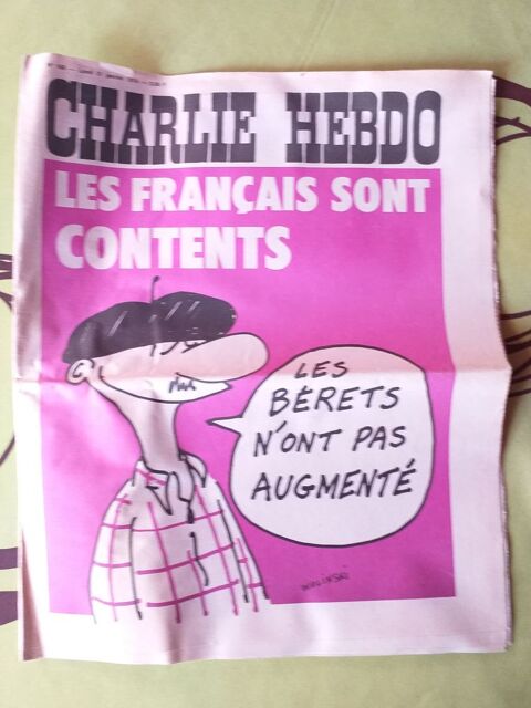 JOURNAL CHARLIE HEBDO ANNEE 1974 3 Chaumont (52)