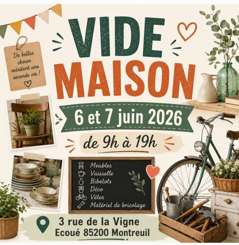 vide maison � Montreuil 
0 Montreuil (85)