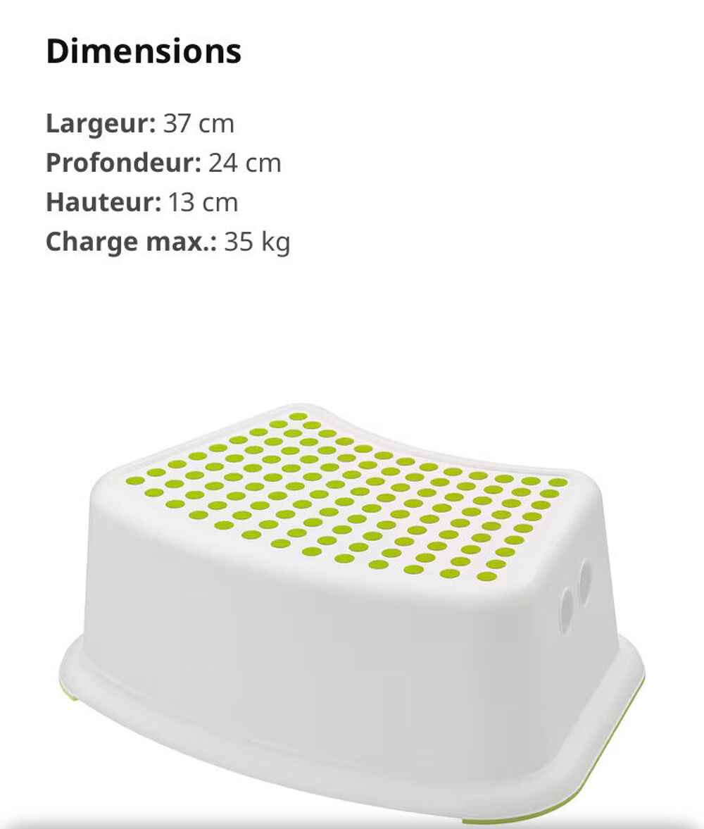 Marche pied Ikea Mobilier enfants