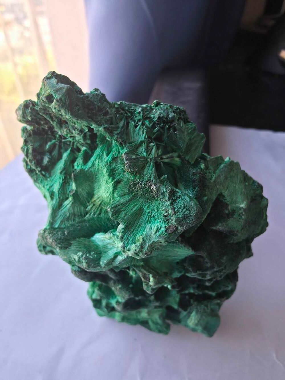 Grande Malachite Fibreuse du Katanga RDC-339g 