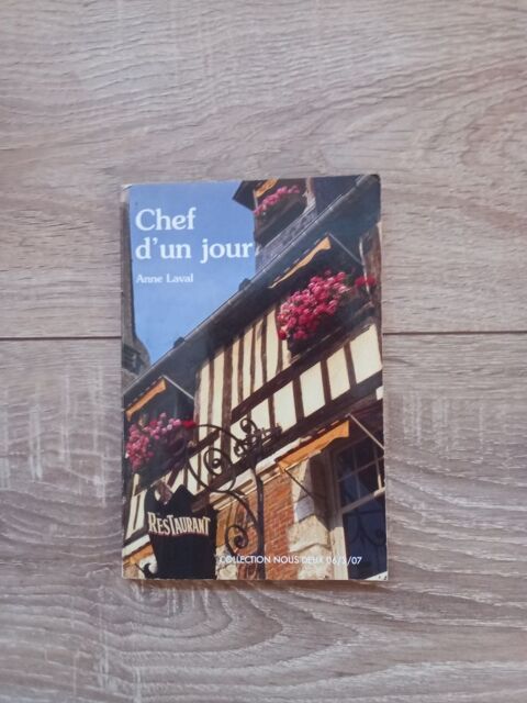 Livre  chef d'un jour  Anne Laval 1.5 Villiers (86)