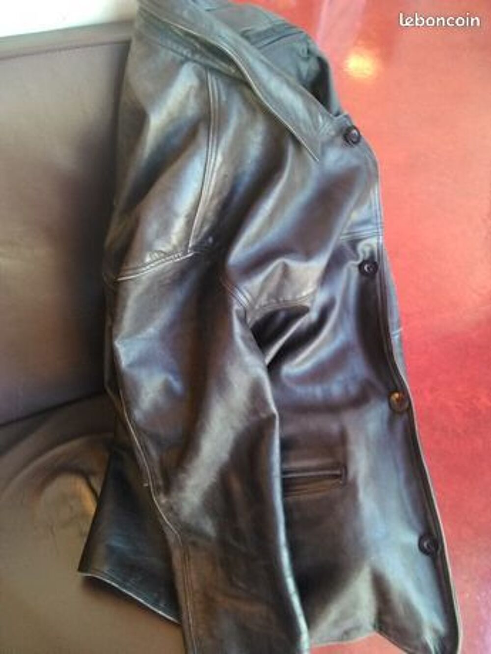 Veste Homme en Cuire de Vachette Vêtements