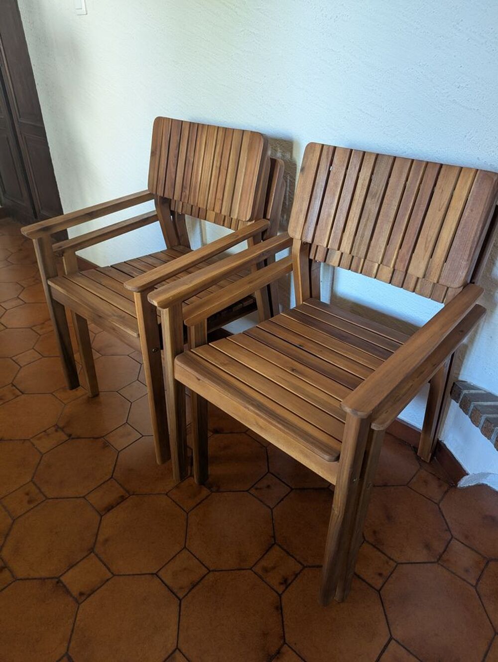 Lot de 4 chaises de jardin Meubles
