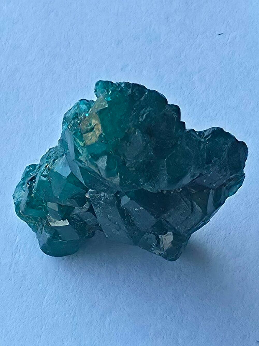 Cristaux de Dioptase Verte sur Gangue (Katanga, RDC)-5g 