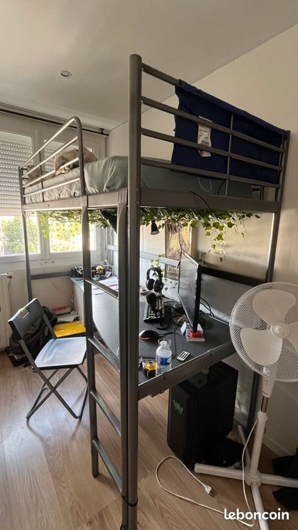 Lit mezzanine adulte avec bureau en option Meubles