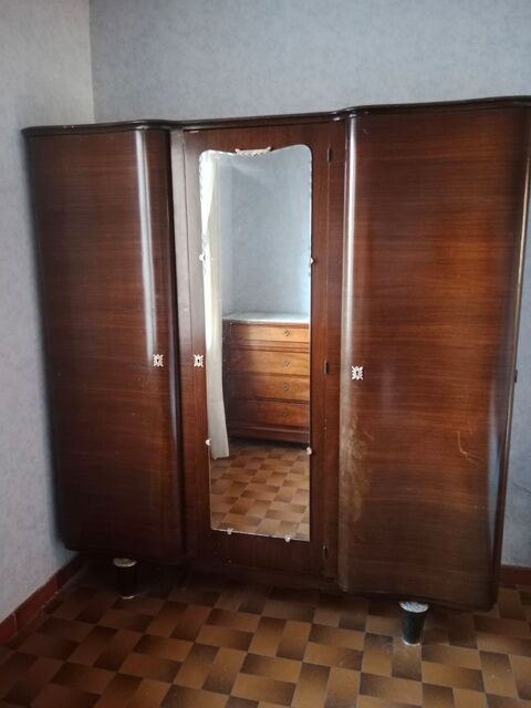 Armoire vintage en palissandre anne 1958 bon etat 250 Perpignan (66)