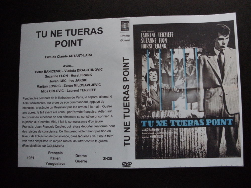 Rare film : Tu ne tueras point DVD et blu-ray