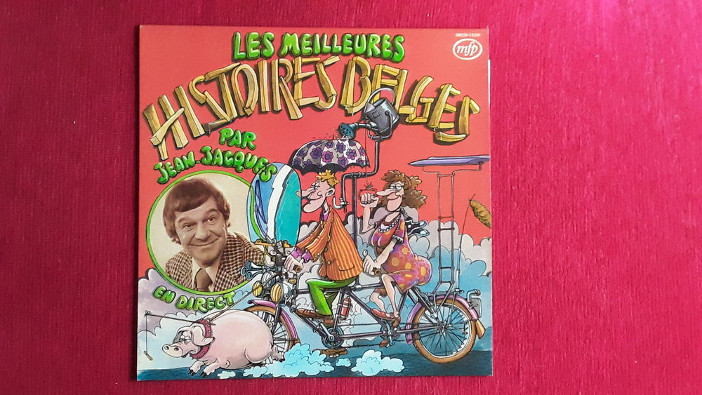 Disque vinyle 33 tour histoires Belges par Jean Jacques CD et vinyles