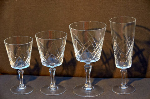 Lot Verre en Crystal 60 La Crau (83)