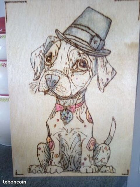 PYROGRAVURE SUR BOIS FAITE MAIN 8 Saint-Di�-des-Vosges (88)