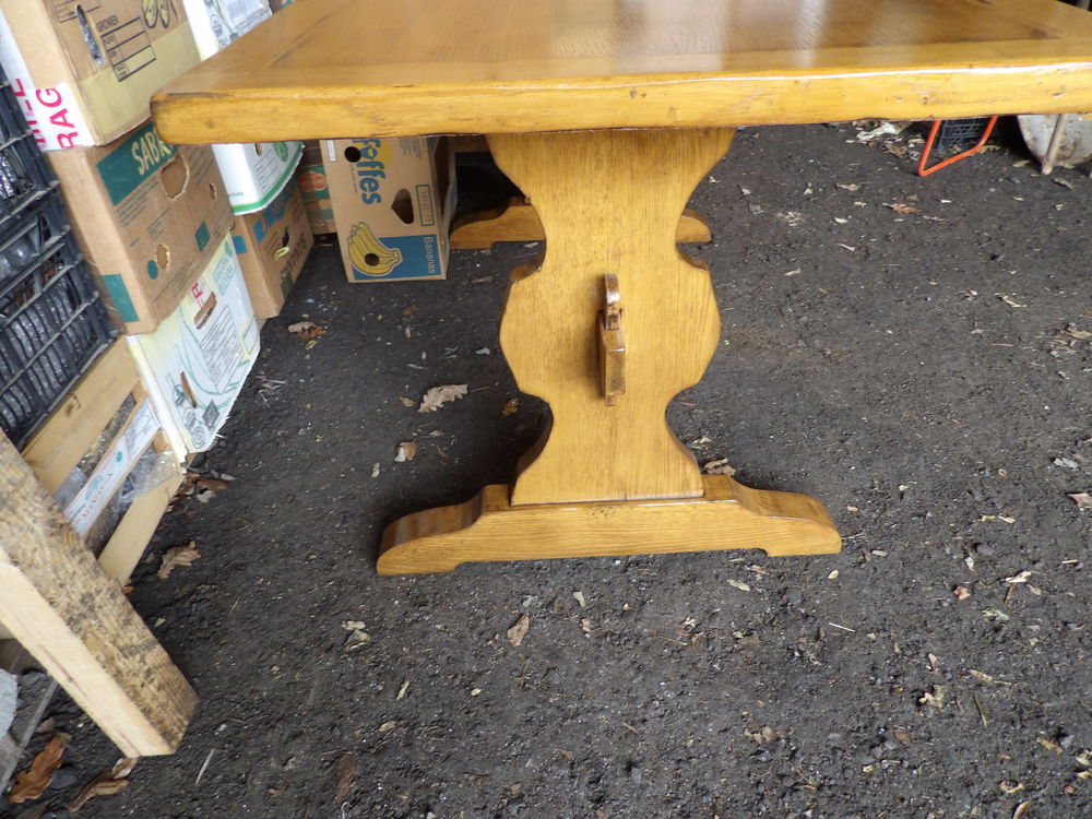 TABLE MONASTERE en CHENE de 160 cm x 80 cm Meubles