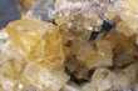 Fluorite jaune &amp; Gal&egrave;ne , Mine du Toyot , Ni&egrave;vre , Morvan , 
