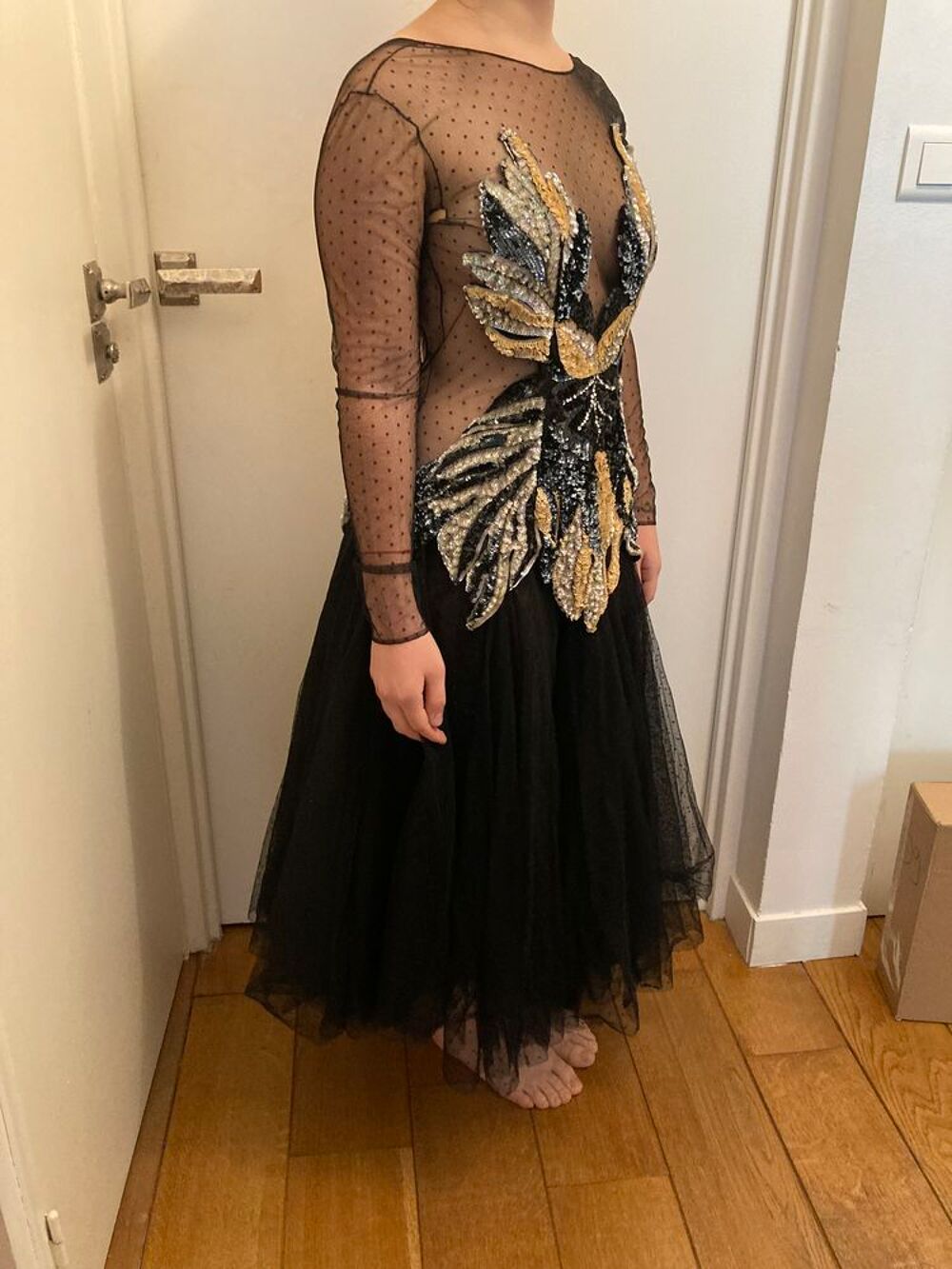 Robe du soir sequin papillon Vêtements