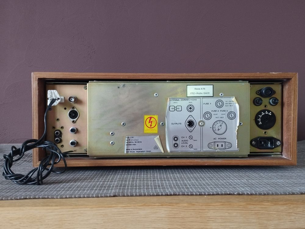 Ampli tuner REVOX A76 Audio et hifi