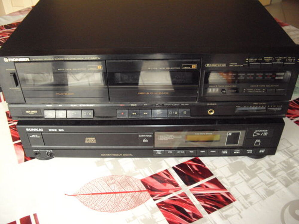 Pioneer CT-980W Double deck cassette Vintage Audio et hifi
