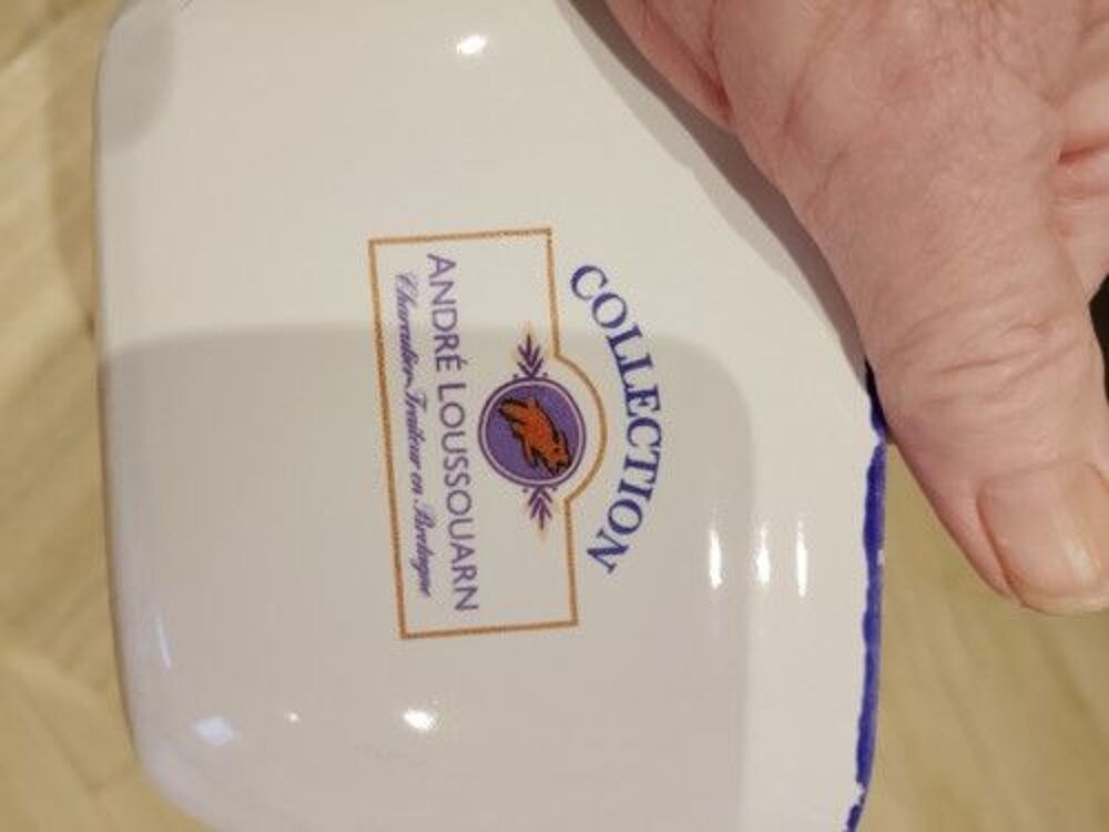 plat en fa&iuml;ence /c&eacute;ramique breton Cuisine