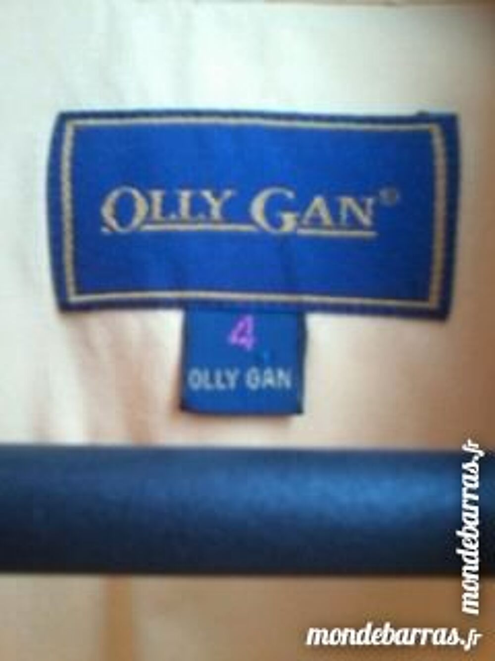CHEMISE OLLY GAN JAUNE TAILLE 4 Vêtements