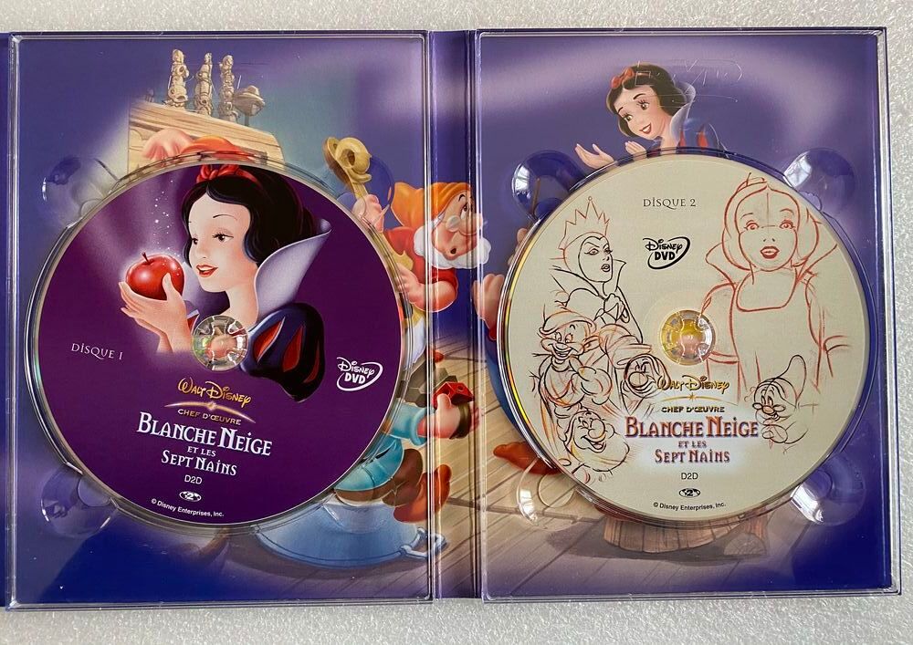 Blanche Neige et les Sept Nains N&deg; 1 Walt Disney Edition Col DVD et blu-ray