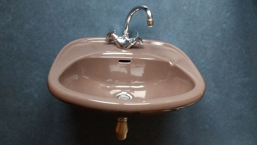 LAVABO C&Eacute;RAMIQUE CARAMEL Bricolage