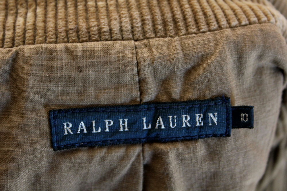 Veste velours chasse, weekend &agrave; la campagne RALPH LAUREN Vêtements