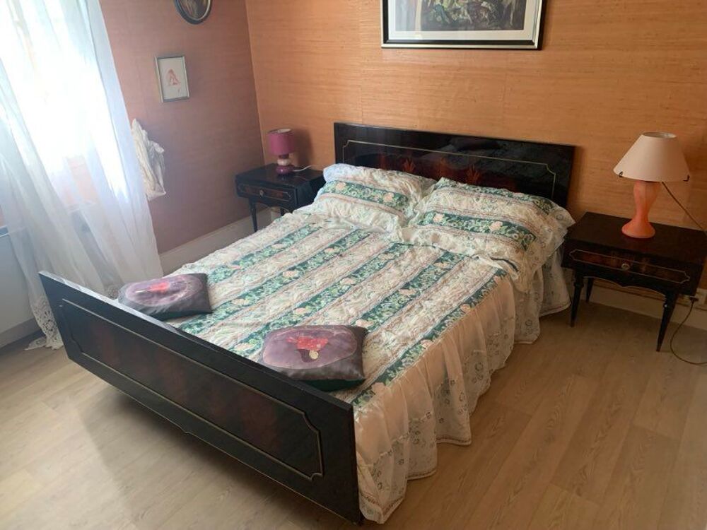 Chambre complete vintage laquee noire Meubles