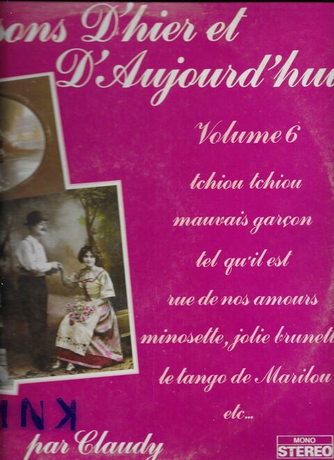 
Vinyle 33 T Chansons D'hier Et D'aujourd'hui , Volume 6 - 8 Tours (37)