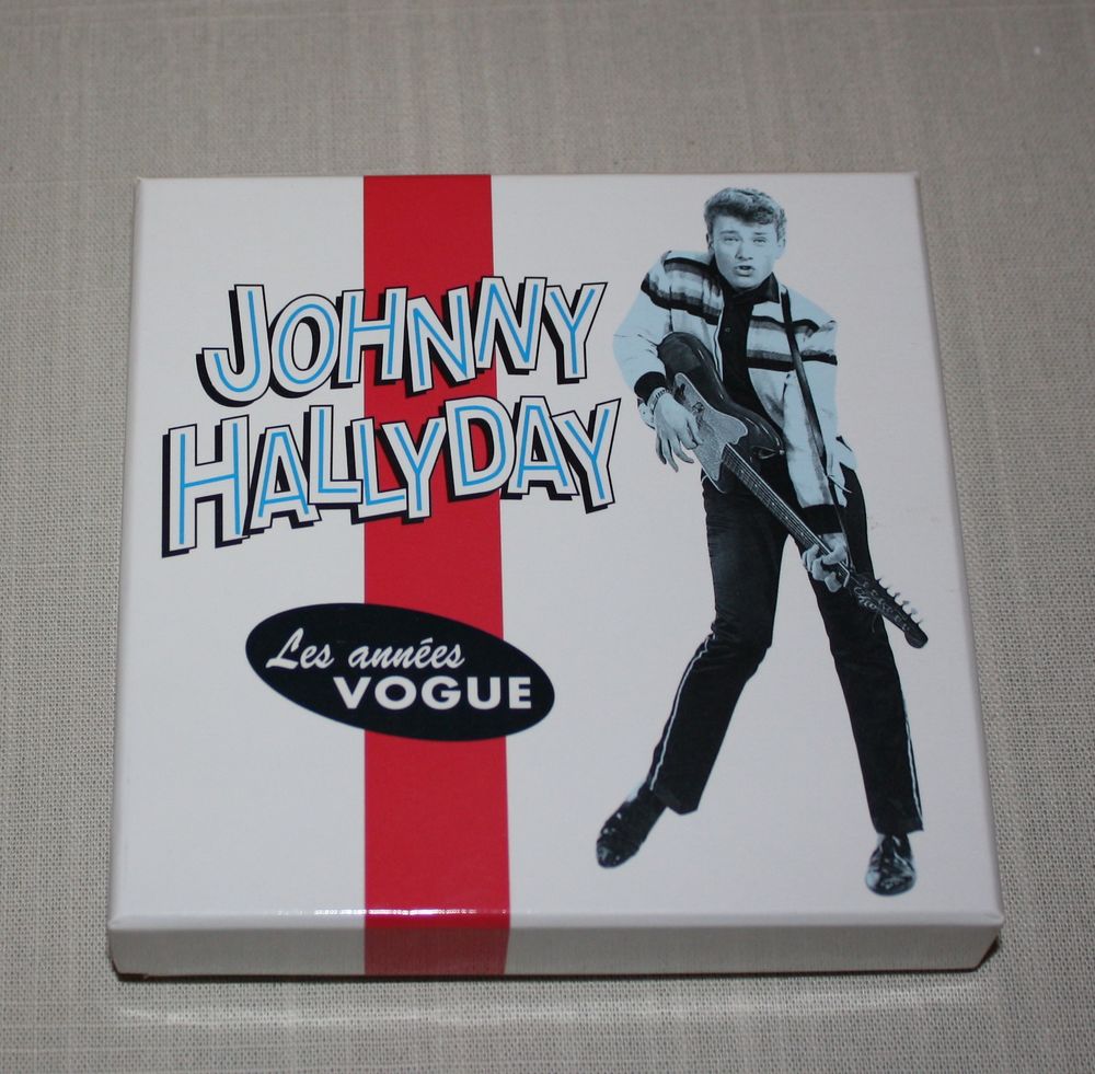 Johnny Hallyday Coffret 9 CD TB &eacute;tat &quot;Les ann&eacute;es VOGUE&quot; 1994 CD et vinyles