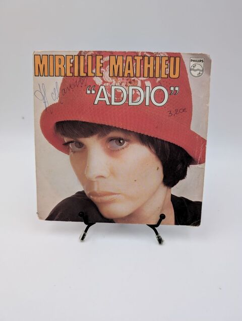 Vinyle 45 tours Mireille Mathieu  Addio  en fourreau  2 Vulbens (74)