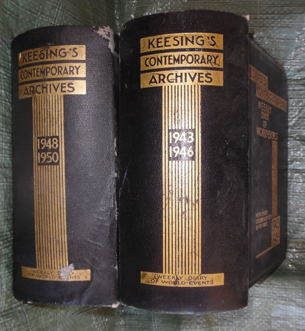 LES ARCHIVES DE KEESING JOURNAL HEBDOMADAIRE DES &Eacute;V&Eacute;NEMENTS 