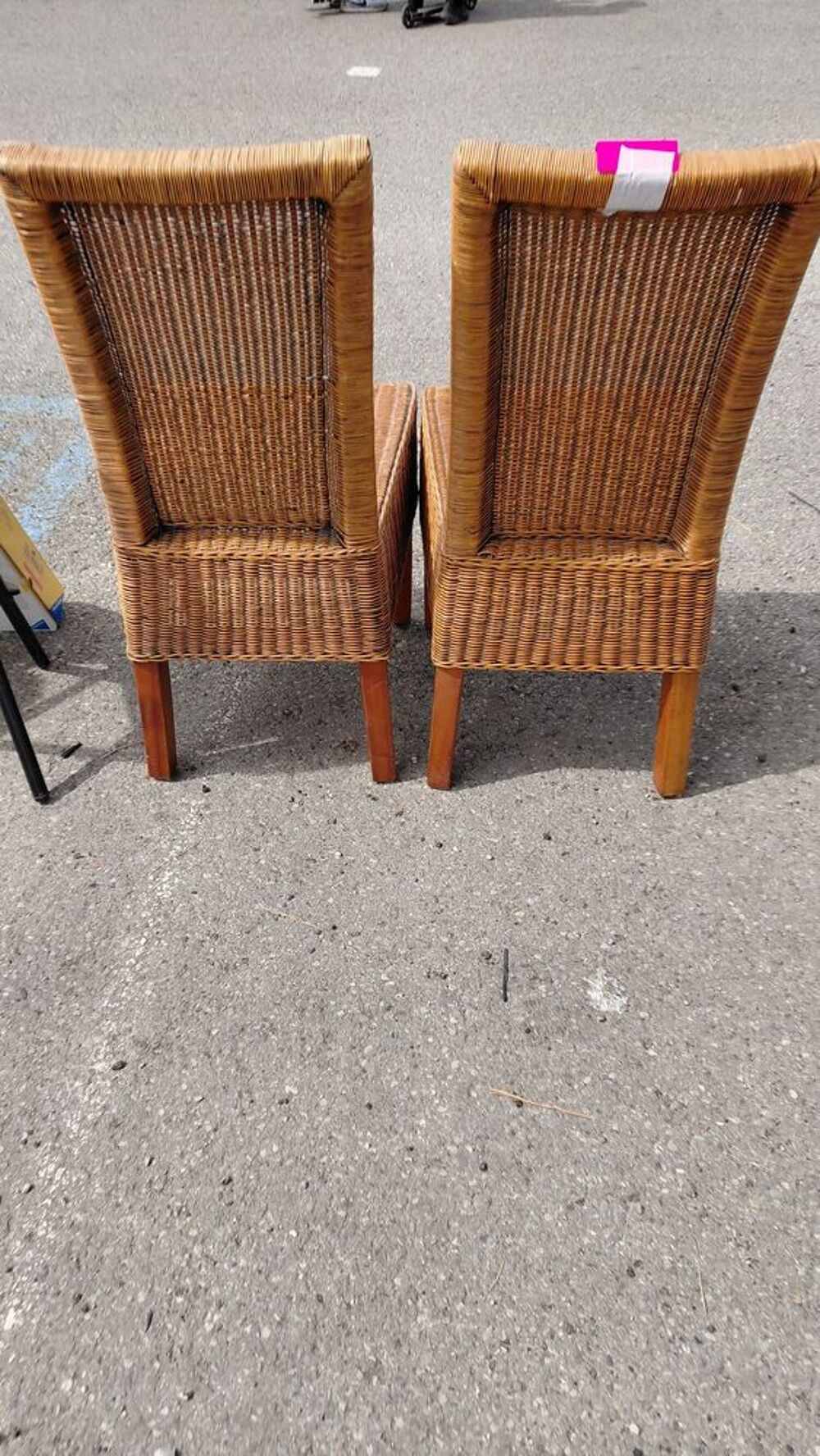 2 chaises en rotin Meubles