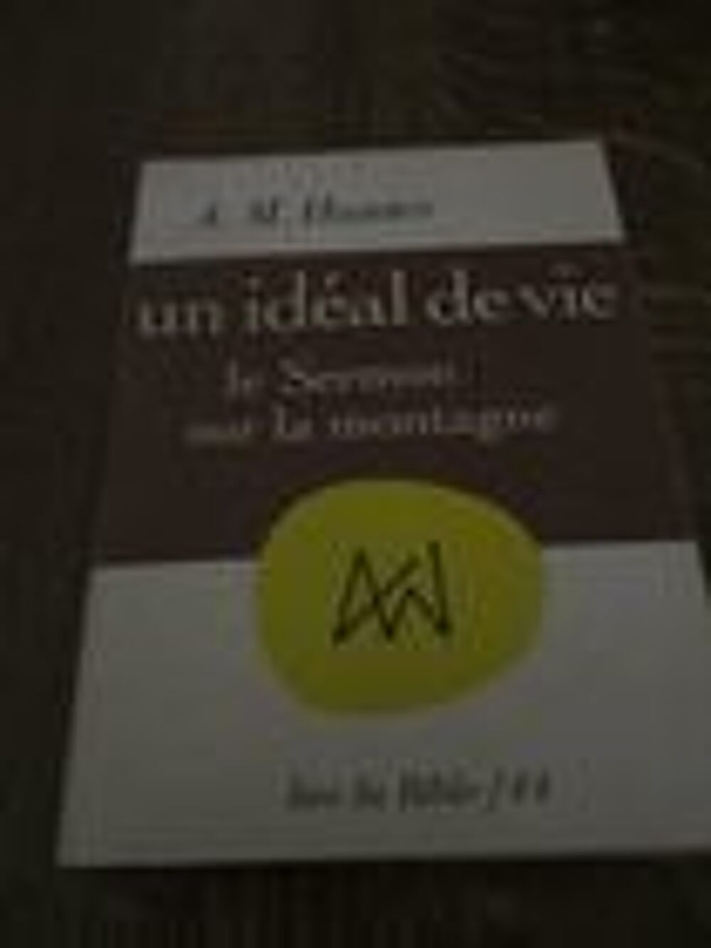 Un id&eacute;al de vie de A.M. Hunter 