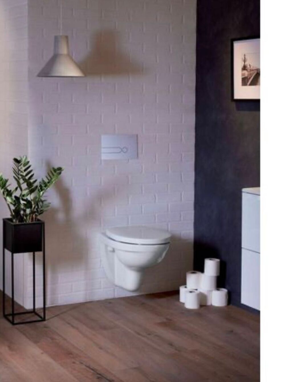 WC suspendu blanc Meubles