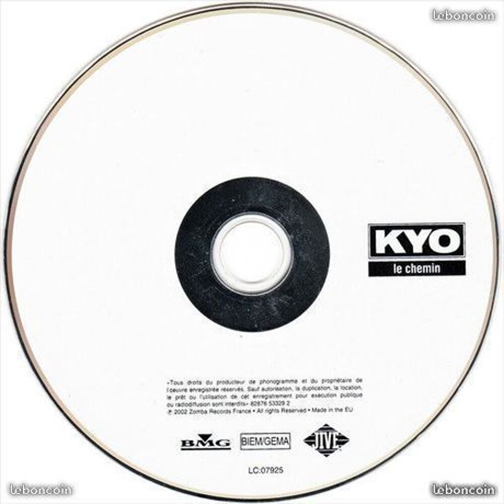 cd Kyo Le Chemin CD et vinyles
