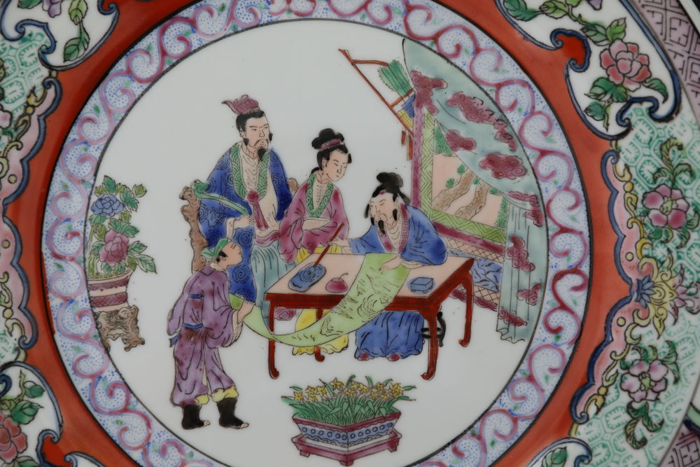ASSIETTE CHINOISE 4 PERSONNAGES 