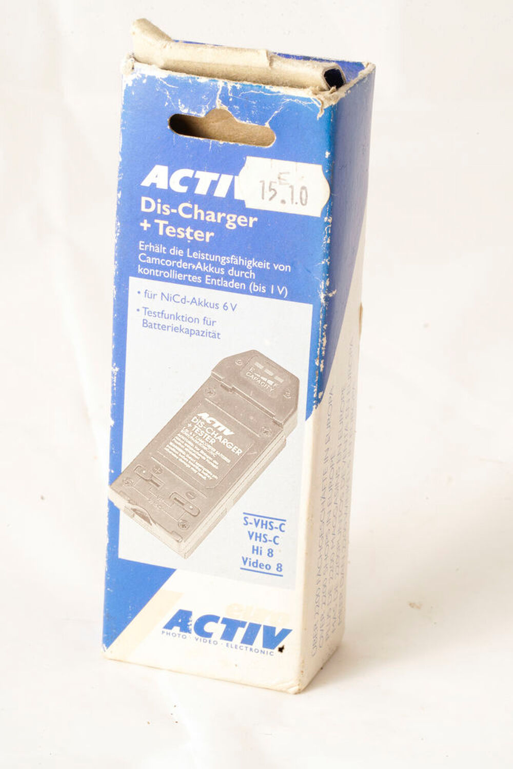 Testeur d&eacute;chargeur batt Ni-Cd accu 6V S-VHS-C VHS- Photos/Video/TV
